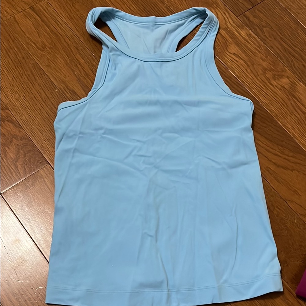 Lululemon Light Blue Rackerback Tank Top